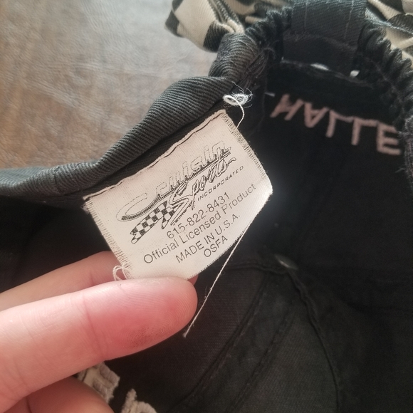 GUC Vintage Checkered Chevrolet Racing Adjustable/Stretch Strap Hat🏁🏁 - Picture 8 of 8